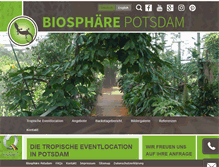 Tablet Screenshot of eventlocation-potsdam.de